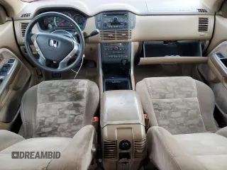 2005 Honda Pilot EX with VIN 2HKYF184X5H568118, listed as a Copart auction lot 50090105 with 206,952 mi miles and Salvage Title. Bid and sale history available at carsss.com. Image 8.