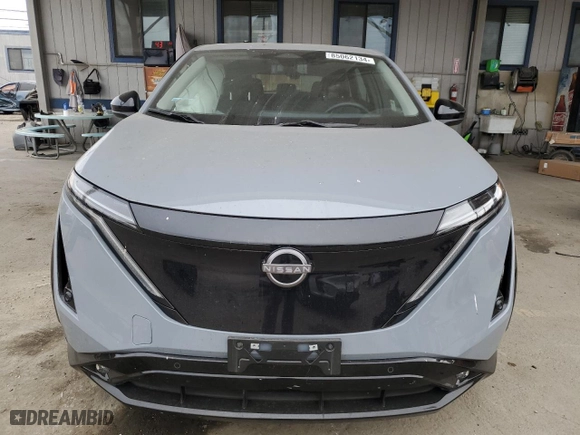 2024 Nissan ARIYA EVOLVE+ with VIN JN1BF0BA6RM430976, listed as a Copart auction lot 85062134 with 7100 miles and Salvage Title. Bid and sale history available at carsss.com. Image 5.