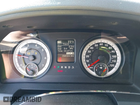2015 Ram 1500 Lone Star with VIN 1C6RR6GT6FS577863, listed as a IAAI auction lot 41887453 with 194,024 mi miles. Bid and sale history available at carsss.com. Image 7.