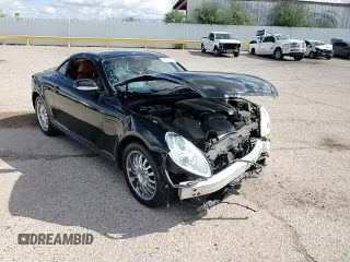 2002 Lexus SC 430 with VIN JTHFN48Y320020970, listed as a Copart auction lot 59332975 with 148,346 mi miles and Salvage title. Bid and sale history available at DreamBid. Image 13.