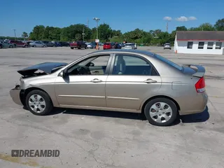2008 Kia Spectra SX with VIN KNAFE121485492955, listed as a IAAI auction lot 41995775 with 61,717 mi miles. Bid and sale history available at carsss.com. Image 14.