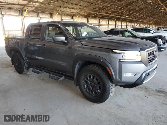 2022 Nissan Frontier SV with VIN 1N6ED1EK8NN663334, listed as a Copart auction lot 61857445 with 29,747 mi miles and Salvage title. Bid and sale history available at DreamBid. Image 4.