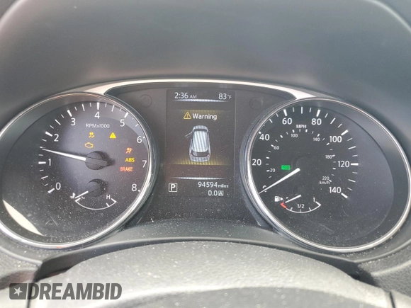 2016 Nissan Rogue SL with VIN 5N1AT2MT6GC783602, listed as a Copart auction lot 54310555 with 94,594 mi miles and Salvage Title. Bid and sale history available at DreamBid. Image 9.