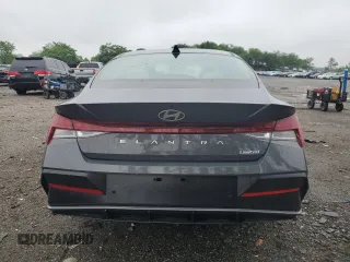2024 Hyundai Elantra Limited z VIN KMHLP4DG7RU830399, wystawiony jako Copart lot #56535255 z przebiegiem 524 mil mil oraz Szkoda całkowita • Salvage title. Historia ofert i sprzedaży dostępna na DreamBid. Obrazek 6.