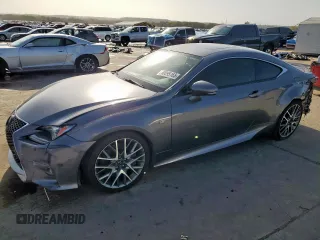 2016 Lexus RC 350 with VIN JTHHE5BC0G5013836, listed as a Copart auction lot 50095165 with 86,799 mi miles and Salvage Title. Bid and sale history available at carsss.com. Image 1.