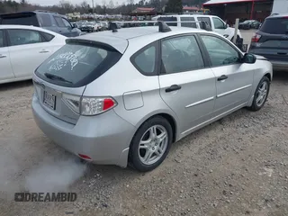 2008 Subaru Impreza Wagon (Natl) i w/Premium Pkg with VIN JF1GH61638H819228, listed as a IAAI auction lot 41339311 with 168,172 mi miles. Bid and sale history available at carsss.com. Image 4.
