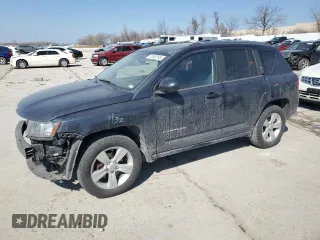 2015 Jeep Compass Latitude with VIN 1C4NJDEB0FD143083, listed as a Copart auction lot 47550745 with 79,898 mi miles and Salvage Title. Bid and sale history available at carsss.com. Image 1.