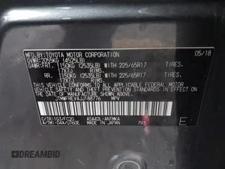 2018 Toyota RAV4 XLE z VIN JTMWFREV4JJ188776, wystawiony jako IAAI lot #41525603 z przebiegiem 110 743 mil mil oraz . Historia ofert i sprzedaży dostępna na DreamBid. Obrazek 9.