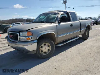 1999 GMC New Sierra 1500 SLE with VIN 1GTEK19T6XE505489, listed as a Copart auction lot 45803105 with 217,370 mi miles and Salvage Title. Bid and sale history available at carsss.com. Image 1.