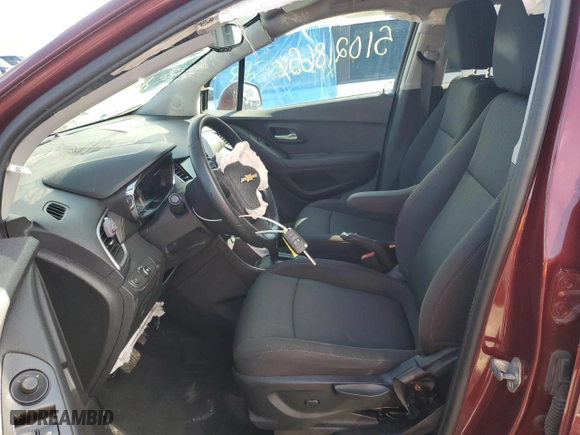 2017 Chevrolet Trax LT with VIN 3GNCJLSB9HL158031, listed as a Copart auction lot 51021865 with 99,156 mi miles and Salvage Title. Bid and sale history available at carsss.com. Image 7.