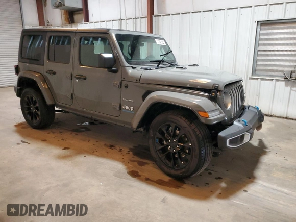 2023 Jeep Wrangler Sahara с VIN 1C4JJXP69PW698930, выставлен на аукционе Copart как лот 66679874 с пробегом 9 161 миль миль и Списание • Salvage title. История ставок и продаж доступна на DreamBid. Изображение 4.