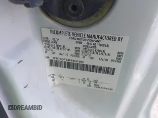 2015 Ford F-350 с VIN 1FD7X3FT4FED31393, выставлен на аукционе IAAI как лот 41420519 с пробегом 180 699 миль миль и . История ставок и продаж доступна на DreamBid. Изображение 9.