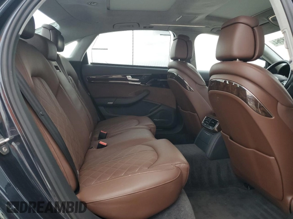 2016 Audi A8 L 4.0T Sport with VIN WAU43AFD2GN005784, listed as a Copart auction lot 78958264 with 146,710 mi miles and Salvage Title. Bid and sale history available at carsss.com. Image 10.