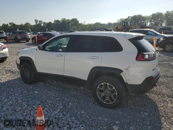 2020 Jeep Cherokee Trailhawk with VIN 1C4PJMBX8LD630827, listed as a Copart auction lot 61975455 with 142,716 mi miles and Clean title. Bid and sale history available at DreamBid. Image 2.