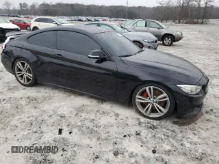 2017 BMW 4 Series 440i with VIN WBA4P1C55HK522257, listed as a Copart auction lot 45650085 with 89,002 mi miles and Salvage Title. Bid and sale history available at carsss.com. Image 4.