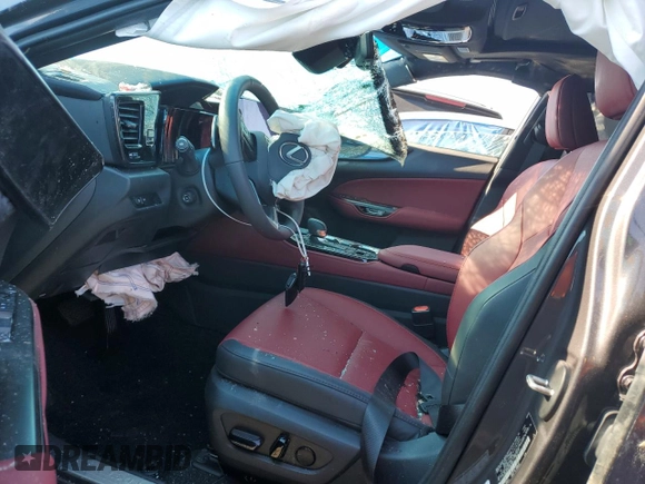2023 Lexus NX with VIN 2T2GGCEZ4PC027507, listed as a Copart auction lot 80010563 with Not Provided miles. Bid and sale history available at carsss.com. Image 7.