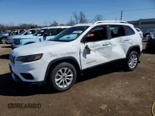 2021 Jeep Cherokee Latitude with VIN 1C4PJMCB8MD245109, listed as a Copart auction lot 52233305 with 27,808 mi miles and Salvage title. Bid and sale history available at DreamBid. Image 1.