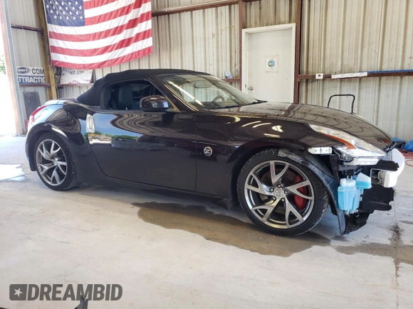 2013 Nissan 370Z Touring with VIN JN1AZ4FH7DM790607, listed as a Copart auction lot 57915234 with 11,487 mi miles and Salvage Title. Bid and sale history available at carsss.com. Image 4.