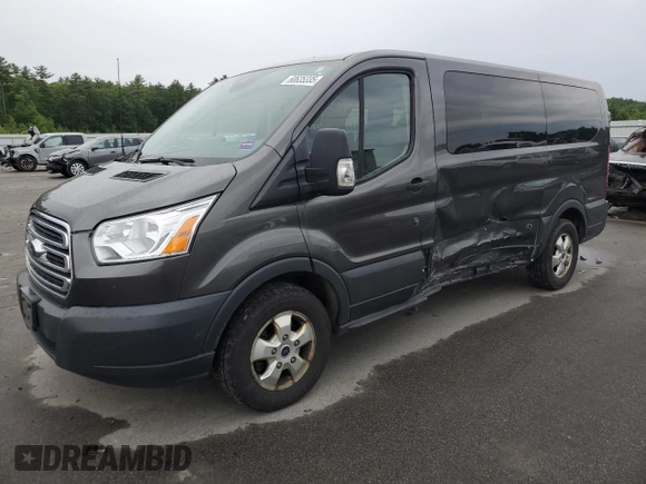2018 Ford Transit Passenger XL z VIN 1FMZK1ZM3JKA12688, wystawiony jako Copart lot #60635335 z przebiegiem 121 509 mil mil oraz Szkoda całkowita • Salvage title. Historia ofert i sprzedaży dostępna na DreamBid. Obrazek 1.
