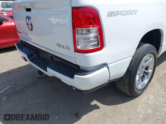 2022 Ram 1500 Big Horn with VIN 1C6SRFBT6NN164539, listed as a IAAI auction lot 42444414 with 54,343 mi miles and . Bid and sale history available at DreamBid. Image 19.