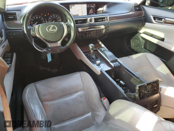 2015 Lexus GS 350 with VIN JTHCE1BL9FA001290, listed as a Copart auction lot 76063404 with 133,261 mi miles and Salvage Title. Bid and sale history available at carsss.com. Image 8.