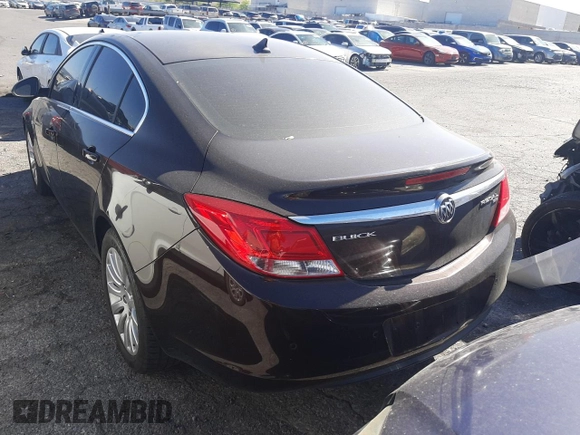 2011 Buick Regal CXL RL6 with VIN W04GU5GC5B1099194, listed as a Copart auction lot 57418874 with 95,629 mi miles and Salvage Title. Bid and sale history available at carsss.com. Image 6.