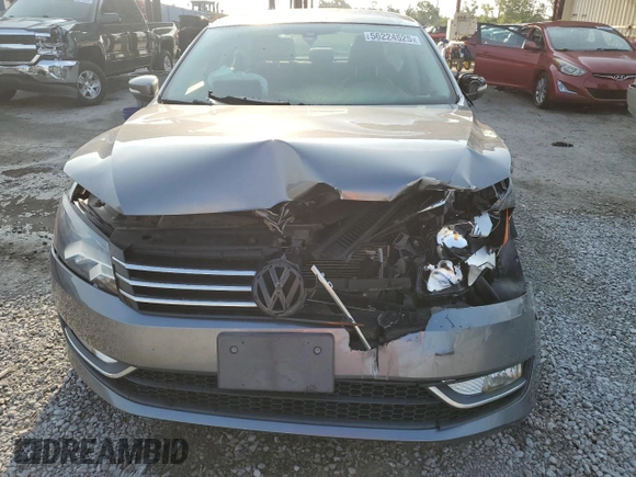 2015 Volkswagen Passat Limited Edition Edition with VIN 1VWAT7A31FC076196, listed as a Copart auction lot 56224525 with 99,380 mi miles and Salvage title. Bid and sale history available at DreamBid. Image 5.