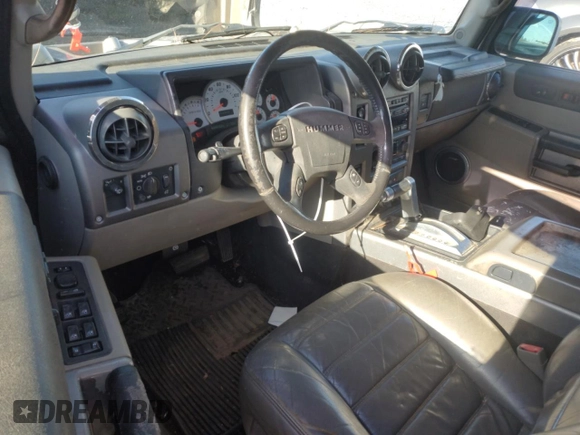 2003 Hummer H2 with VIN 5GRGN23U93H128347, listed as a Copart auction lot 49315985 with 277,074 mi miles and Salvage Title. Bid and sale history available at carsss.com. Image 8.