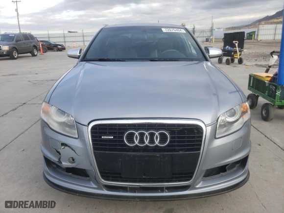 2006 Audi S4 SE with VIN WUAGL78E26A700073, listed as a Copart auction lot 72076464 with 110,259 mi miles and Salvage Title. Bid and sale history available at carsss.com. Image 5.