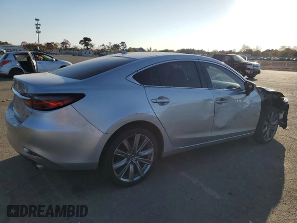 2018 Mazda 6 Grand Touring with VIN JM1GL1TY6J1306533, listed as a Copart auction lot 54505105 with 66,239 mi miles and Non Repairable. Bid and sale history available at DreamBid. Image 3.