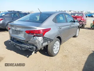 2022 Hyundai Accent SE with VIN 3KPC24A6XNE164078, listed as a IAAI auction lot 41975657 with 36,977 mi miles and . Bid and sale history available at carsss.com. Image 4.