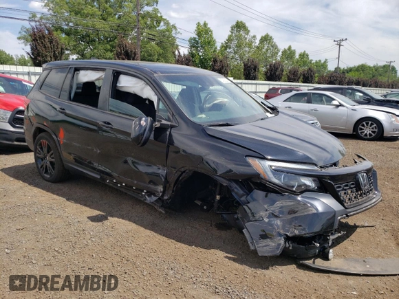 2019 Honda Passport Sport with VIN 5FNYF8H20KB007525, listed as a Copart auction lot 62453225 with 13,443 mi miles and Salvage title. Bid and sale history available at DreamBid. Image 4.