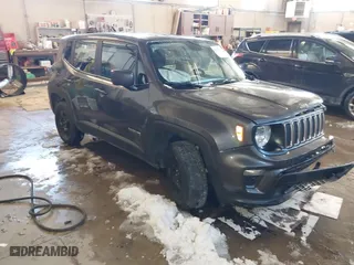 2019 Jeep Renegade Sport with VIN ZACNJBAB0KPK07349, listed as a IAAI auction lot 41618909 with 82,402 mi miles. Bid and sale history available at carsss.com. Image 1.