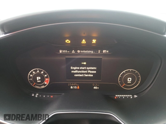 2019 Audi TTS z VIN TRUA1AFV4K1002525, wystawiony jako Copart lot #76539453 z przebiegiem 25 449 mil mil oraz Szkoda całkowita • Salvage title. Historia ofert i sprzedaży dostępna na DreamBid. Obrazek 9.