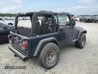 2004 Jeep Wrangler X with VIN 1J4FA39S64P717135, listed as a Copart auction lot 66358954 with 166,948 mi miles and Clean Title. Bid and sale history available at carsss.com. Image 3.