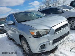 2011 Mitsubishi Outlander Sport ES with VIN JA4AP3AU7BZ004218, listed as a IAAI auction lot 41606322 with 173,521 mi miles. Bid and sale history available at carsss.com. Image 1.