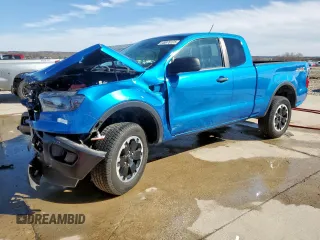 2021 Ford Ranger XL with VIN 1FTER1EH5MLD22461, listed as a Copart auction lot 45976125 with 54,907 mi miles and Clean Title. Bid and sale history available at carsss.com. Image 1.