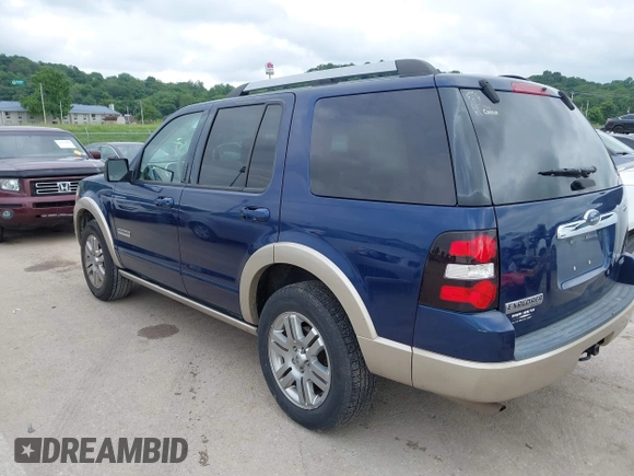 2007 Ford Explorer Eddie Bauer z VIN 1FMEU64E07UA93278, wystawiony jako IAAI lot #42519251 z przebiegiem 251 869 mil mil oraz . Historia ofert i sprzedaży dostępna na DreamBid. Obrazek 3.