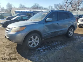 2009 Hyundai Santa Fe SE with VIN 5NMSH13E49H238428, listed as a Copart auction lot 88293925 with 195,173 mi miles and Salvage Title. Bid and sale history available at carsss.com. Image 1.