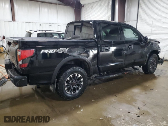 2021 Nissan Titan SV with VIN 1N6AA1ED7MN530751, listed as a Copart auction lot 62183225 with 63,430 mi miles and Salvage title. Bid and sale history available at DreamBid. Image 3.
