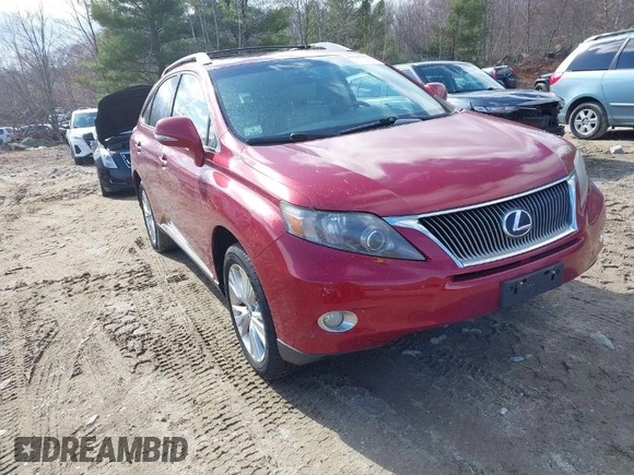 2010 Lexus RX 450h with VIN JTJBC1BAXA2008055, listed as a IAAI auction lot 41967991 with 182,736 mi miles and . Bid and sale history available at DreamBid. Image 1.