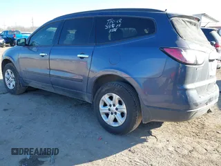 2013 Chevrolet Traverse LS with VIN 1GNKRFED6DJ107509, listed as a IAAI auction lot 41391738 with 84,729 mi miles. Bid and sale history available at carsss.com. Image 3.