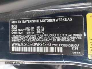 2013 MINI Countryman S with VIN WMWZC3C59DWP24390, listed as a IAAI auction lot 42038509 with 134,903 mi miles and . Bid and sale history available at DreamBid. Image 9.