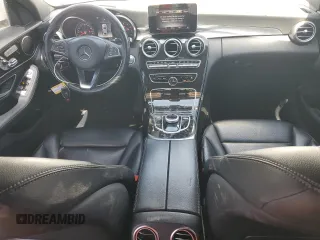 2018 Mercedes-Benz C 300 with VIN 55SWF4JB6JU250408, listed as a Copart auction lot 57645405 with 161,557 mi miles and Salvage title. Bid and sale history available at DreamBid. Image 8.
