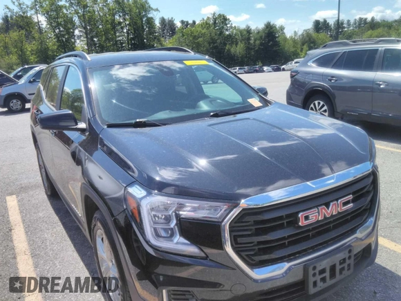 2022 GMC Terrain SLE z VIN 3GKALTEV8NL265474, wystawiony jako IAAI lot #42569668 z przebiegiem 104 173 mil mil oraz . Historia ofert i sprzedaży dostępna na DreamBid. Obrazek 3.