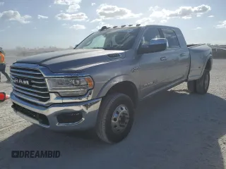 2019 Ram 3500 Longhorn with VIN 3C63RRNL6KG536791, listed as a Copart auction lot 77312014 with 109,985 mi miles and Salvage Title. Bid and sale history available at carsss.com. Image 1.