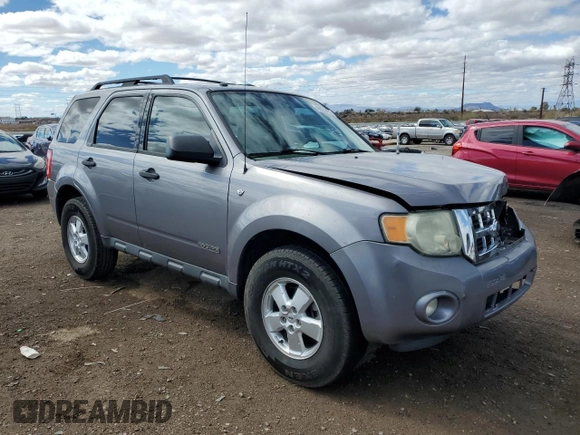 2008 Ford Escape XLT z VIN 1FMCU03148KD67100, wystawiony jako Copart lot #48525425 z przebiegiem 182 122 mil mil oraz Szkoda całkowita • Salvage title. Historia ofert i sprzedaży dostępna na DreamBid. Obrazek 4.