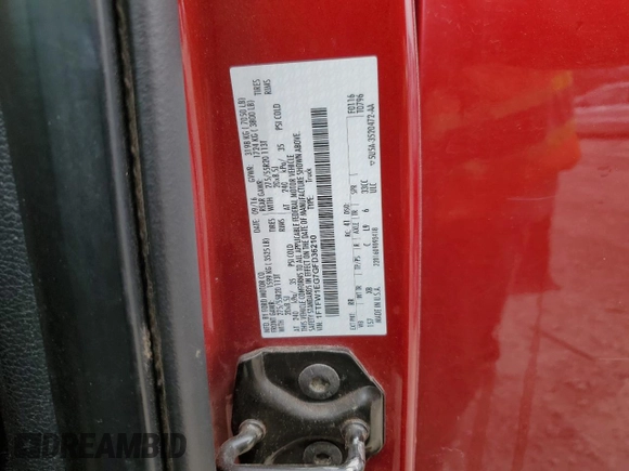 2016 Ford F-150 XLT with VIN 1FTFW1EG7GFD36210, listed as a Copart auction lot 54323705 with 154,029 mi miles and Clean title. Bid and sale history available at DreamBid. Image 12.