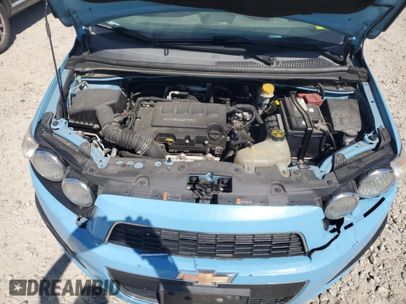 2014 Chevrolet Sonic LT with VIN 1G1JC6SBXE4155113, listed as a Copart auction lot 60866464 with 99,695 mi miles and Salvage Title. Bid and sale history available at carsss.com. Image 11.