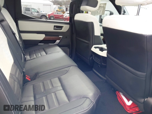 2022 Toyota Tundra Capstone Hybrid with VIN 5TFVC5DB5NX009829, listed as a IAAI auction lot 41983391 with 70,015 mi miles and . Bid and sale history available at DreamBid. Image 8.